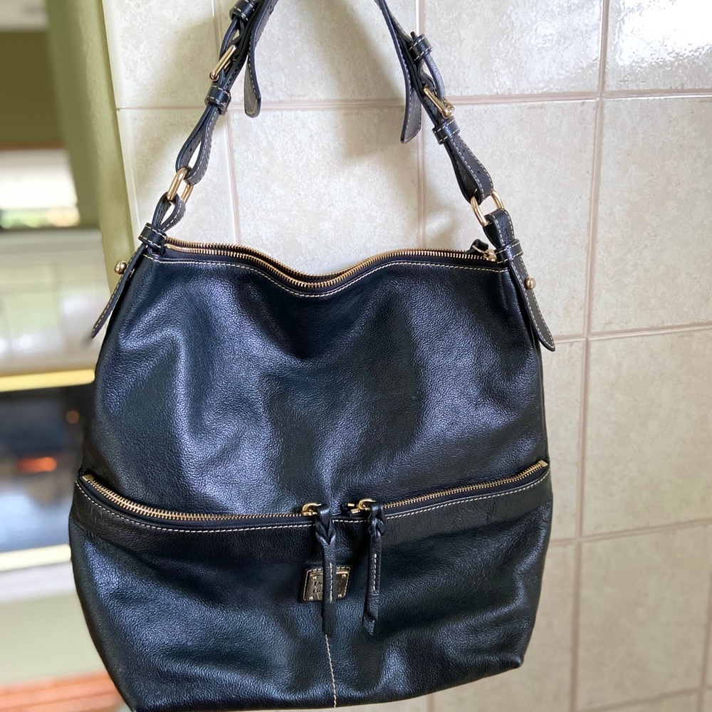 Large leather hobo Dooney & Bourke
